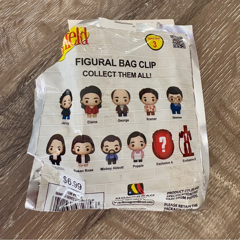 Seinfeld Susan Ross Toy Character Figural Bag Clip - Picture 5 of 7